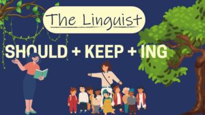 english action verbs esl reading activity presentation in blue yellow animated style