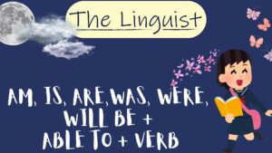 english action verbs esl reading activity presentation in blue yellow animated style