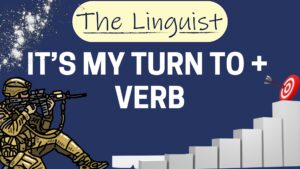 english action verbs esl reading activity presentation in blue yellow animated style